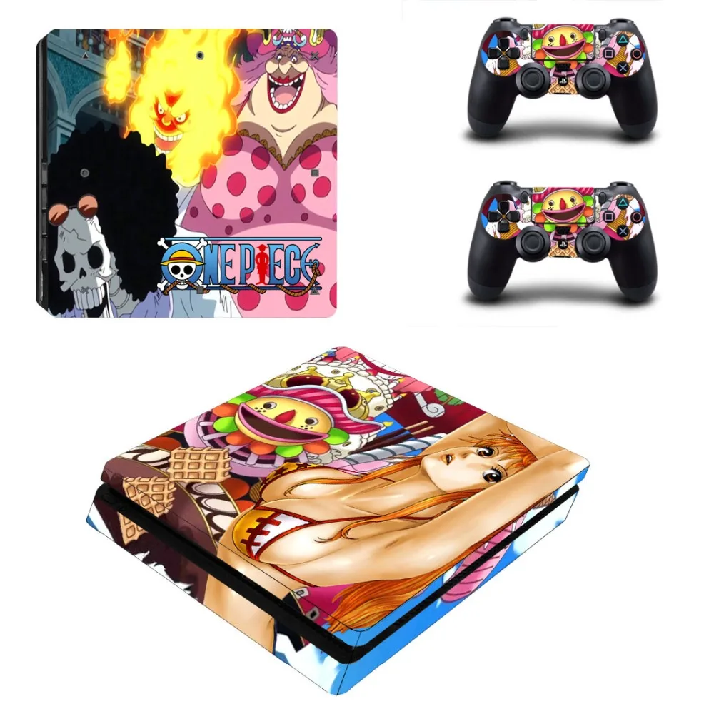 Play station 4 кожа PS4 тонкие наклейки скины один кусок adesivo Виниловая Наклейка Обложка