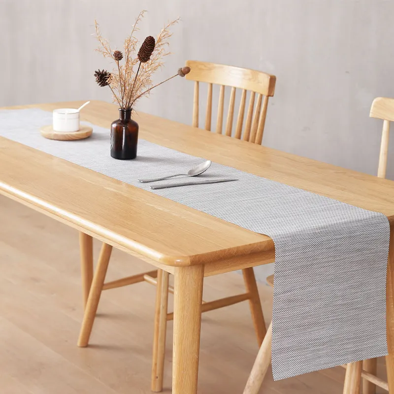 

Nordic custom table flag tea table solid color TV cabinet pvc long tablecloth insulation table coffee table mat modern