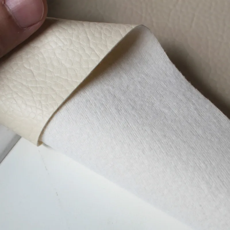 Молочная ткань из искусственной кожи для обивки однотонная белая шитья