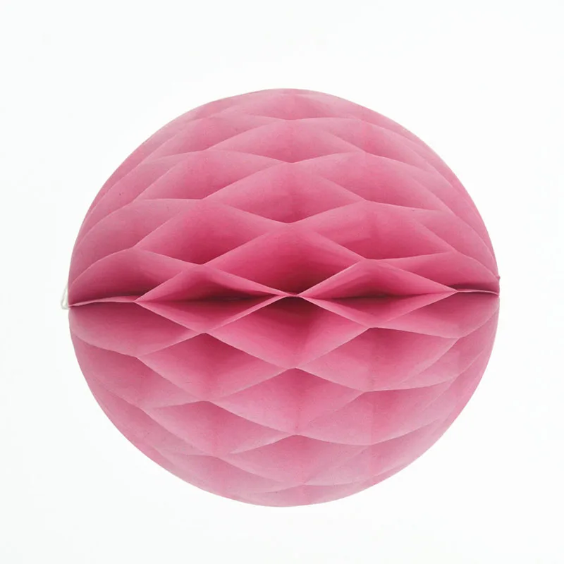 Pink 1 шт. 4 ''6'' 8 ''мяч с бумажными сотами фонарь цветочный шар для свадьбы Вечерние Дети День рождения Рождество DIY украшения для душа - Цвет: Pink