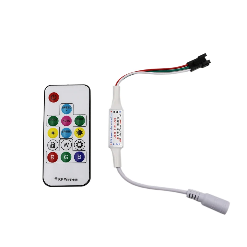 14Key WS2811/WS2812B светодиодный неоновый пульт дистанционного управления RF цифровая цветная полоса света