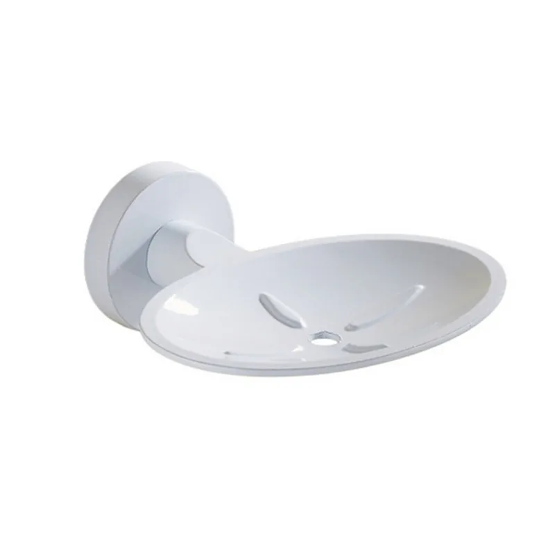 Free shipping White painting color Europe style stainless steel bathroom accessories soap dish holder W9083 | Обустройство дома