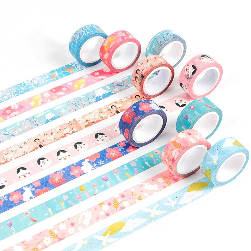 Киотский Фестиваль Декоративная Маскировочная васи клейкая лента DIY Скрапбукинг