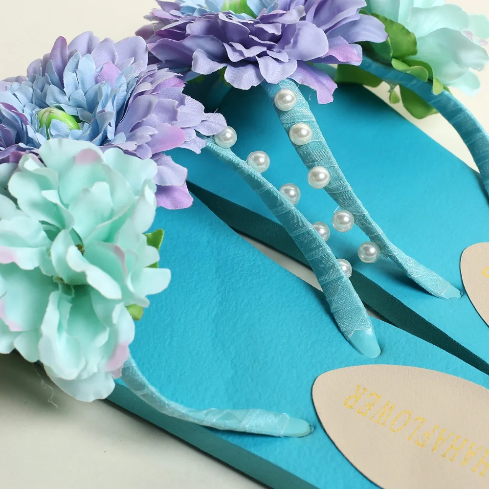 Летние женские шлепанцы HAHAFLOWER сандалии на плоской подошве танкетке женская