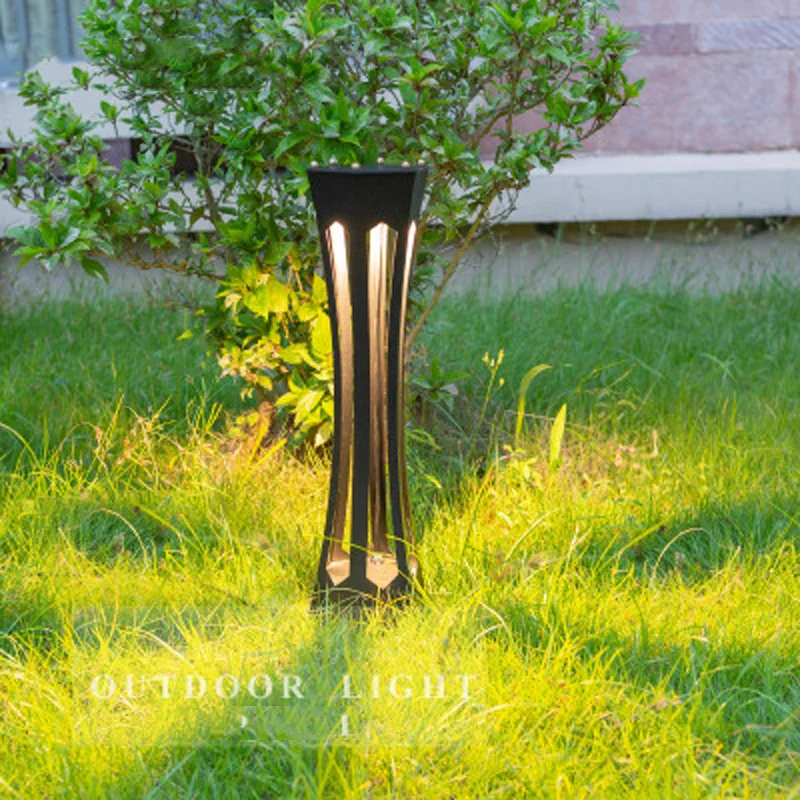 Напольная Лампа из нержавеющей стали наружная Водонепроницаемая садовая