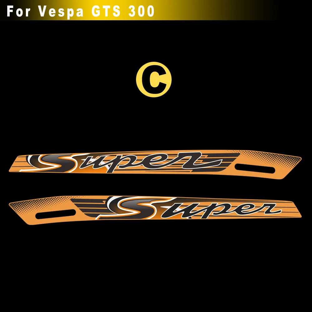 Серый синий подходит для piaggio Vespa GTS 300 gts300 Sport gts наклейки с эмблемами супер светоотражающие наклейки мотоцикл