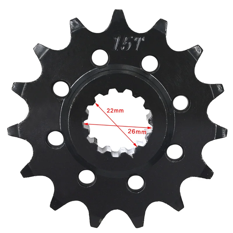 Передняя Звездочка для мотоцикла 14T 15T HONDA CBR19 CBR22 JADE250 KAZ MC19 MC22 MC23 MAGNA250 Hornet250