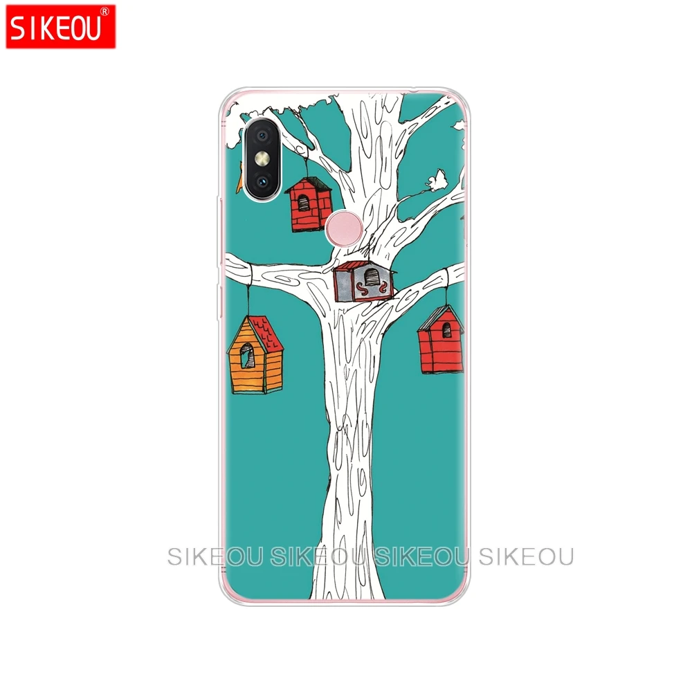 Силиконовый чехол для Xiaomi Redmi S2 Y2 задняя крышка чехлы телефонов бампер Hongmi Полная