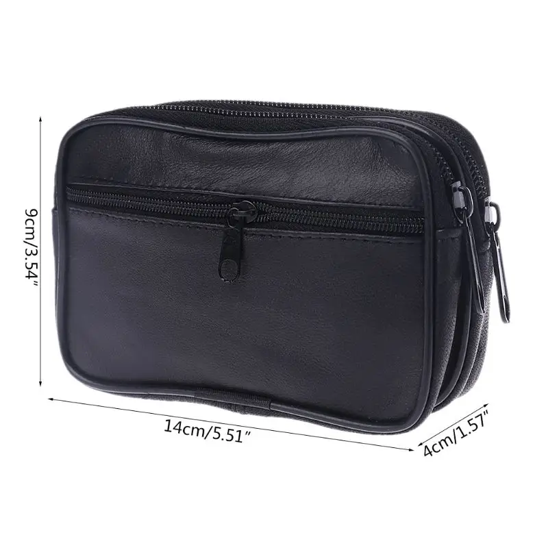 

Women Genuine Leather Coin Card Wallet Pouch Mini Purse Zipper Small Change Bag