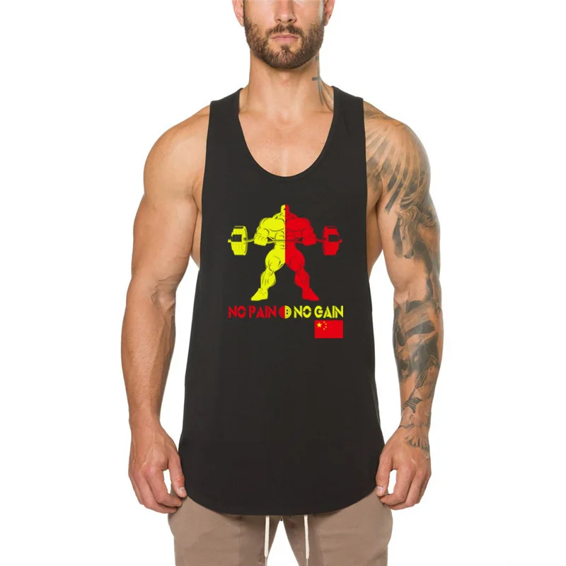 Майка Muscleguys Мужская для фитнеса тенниска без рукавов майка бодибилдинга