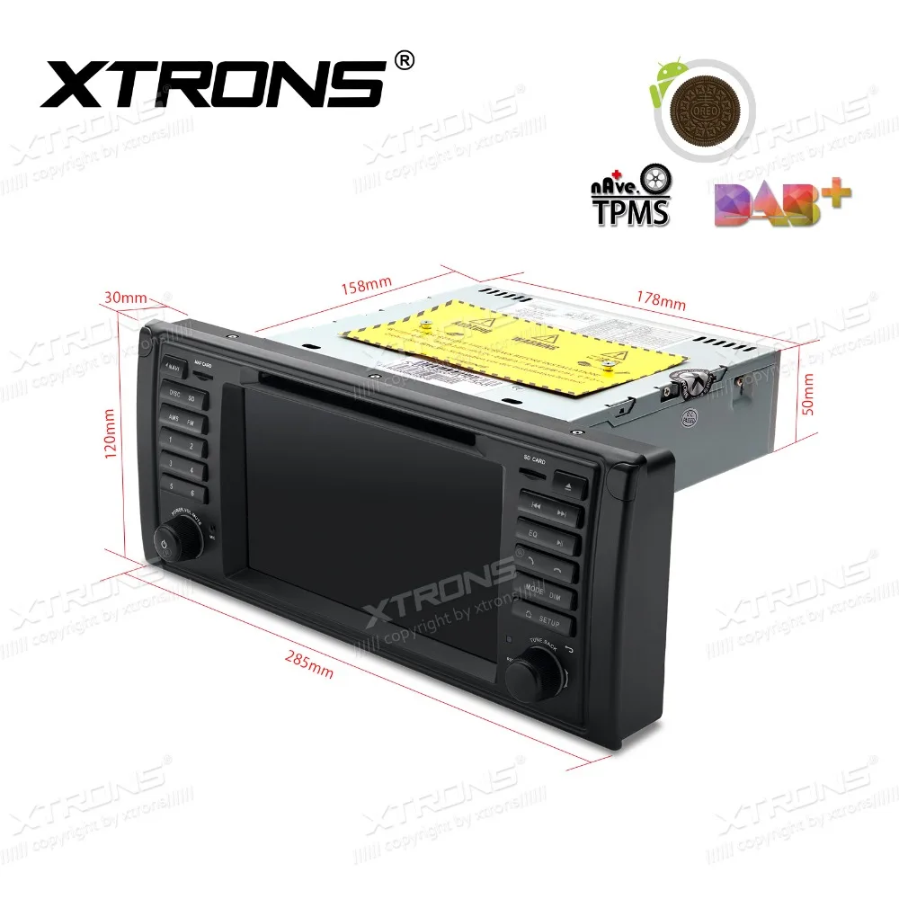 XTRONS 7 &quotAndroid 8 1 dvd-плеер автомобиля радио gps RCA RDS wifi CANbus для BMW E39 M5 1999 2000 2001 2002 2003/7