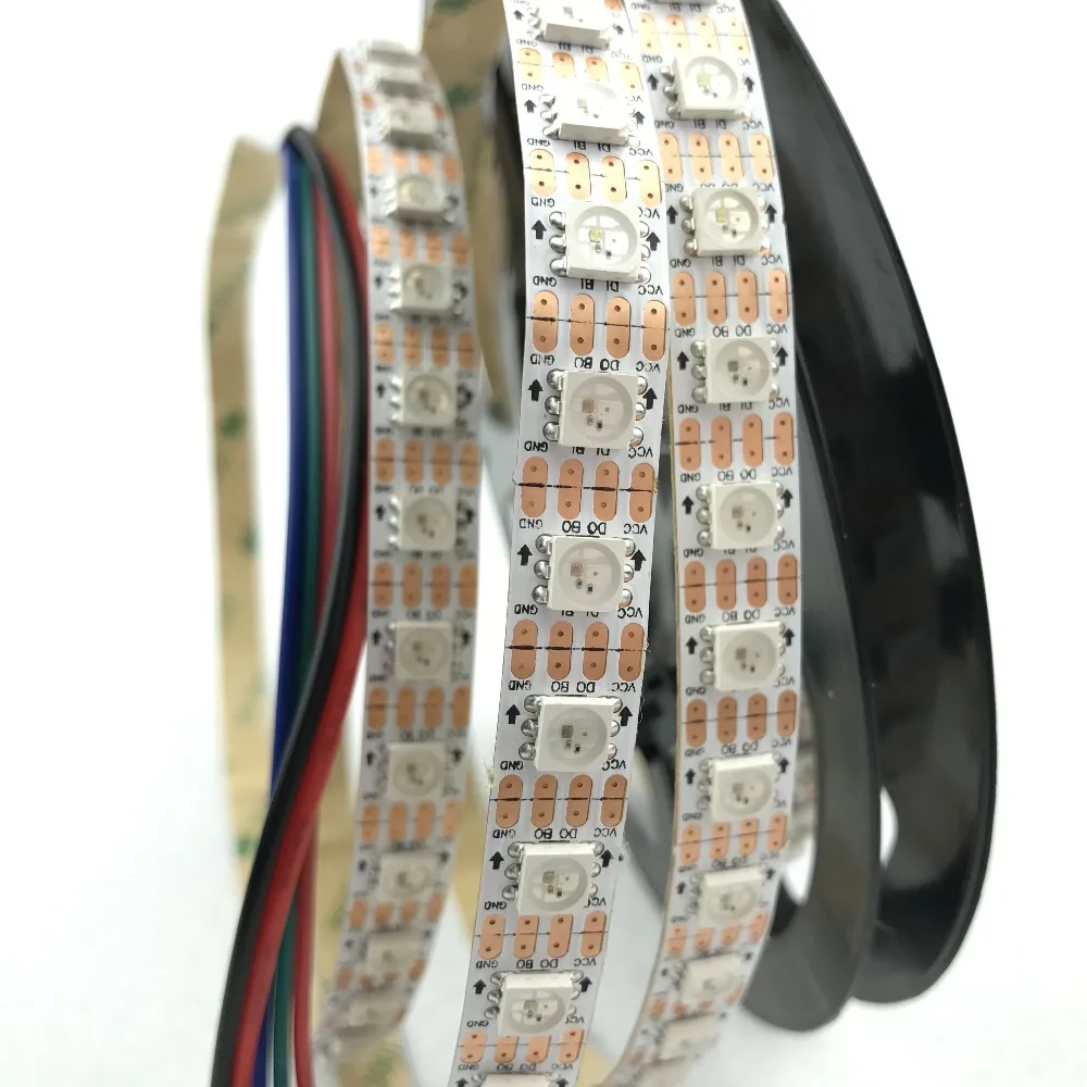 Полноцветная Пиксельная Светодиодная лента 4m 90 светодиодный s/m DC5V WS2813 RGB IP66 С