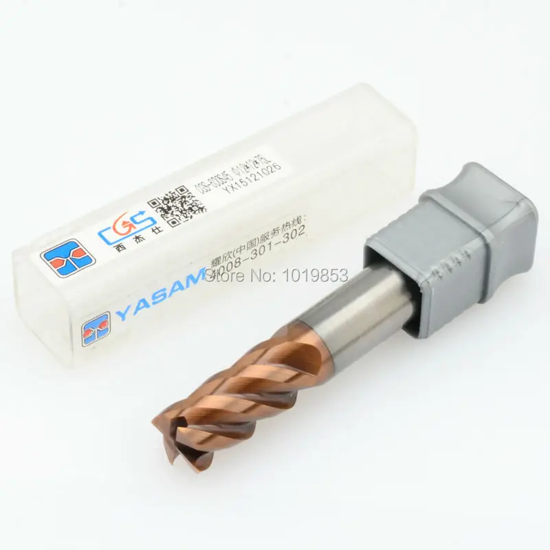 1pcs CGS-600S 12*12*75L HRC68 SOLID tungsten carbide end mill For high speed CNC machine | Инструменты