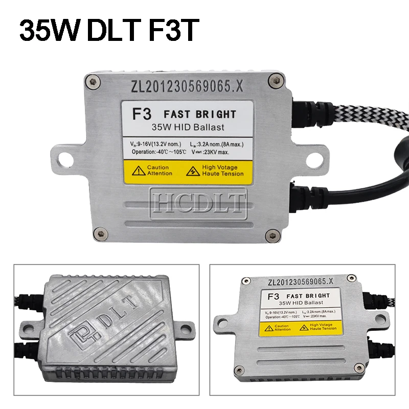 HCDLT AC 35 Вт F3 Быстрый старт HID ксеноновый конверсионный комплект DLT F3T тонкий