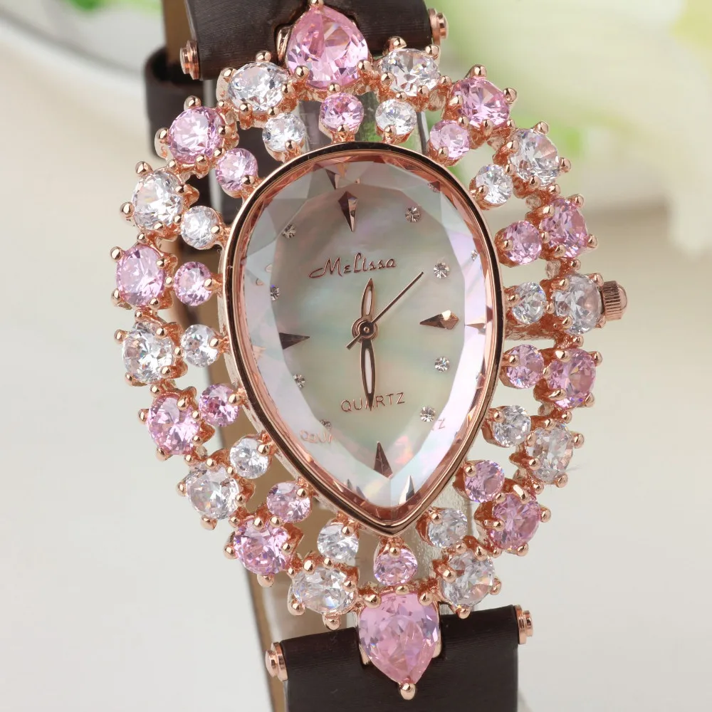 

Luxury Palace Stylish Full Crystals Watch New MELISSA Exaggerated Women Dress Watches Jewelry Wrist watch Feminino Montre F12177