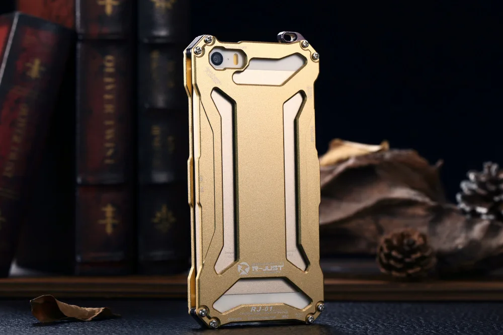 Чехол из сплава для iPhone SE, металлический защитный чехол для Apple iPhone 5, 5S, 5C, 4,0 дюймов, алюминиевый защитный бампер Gundam
