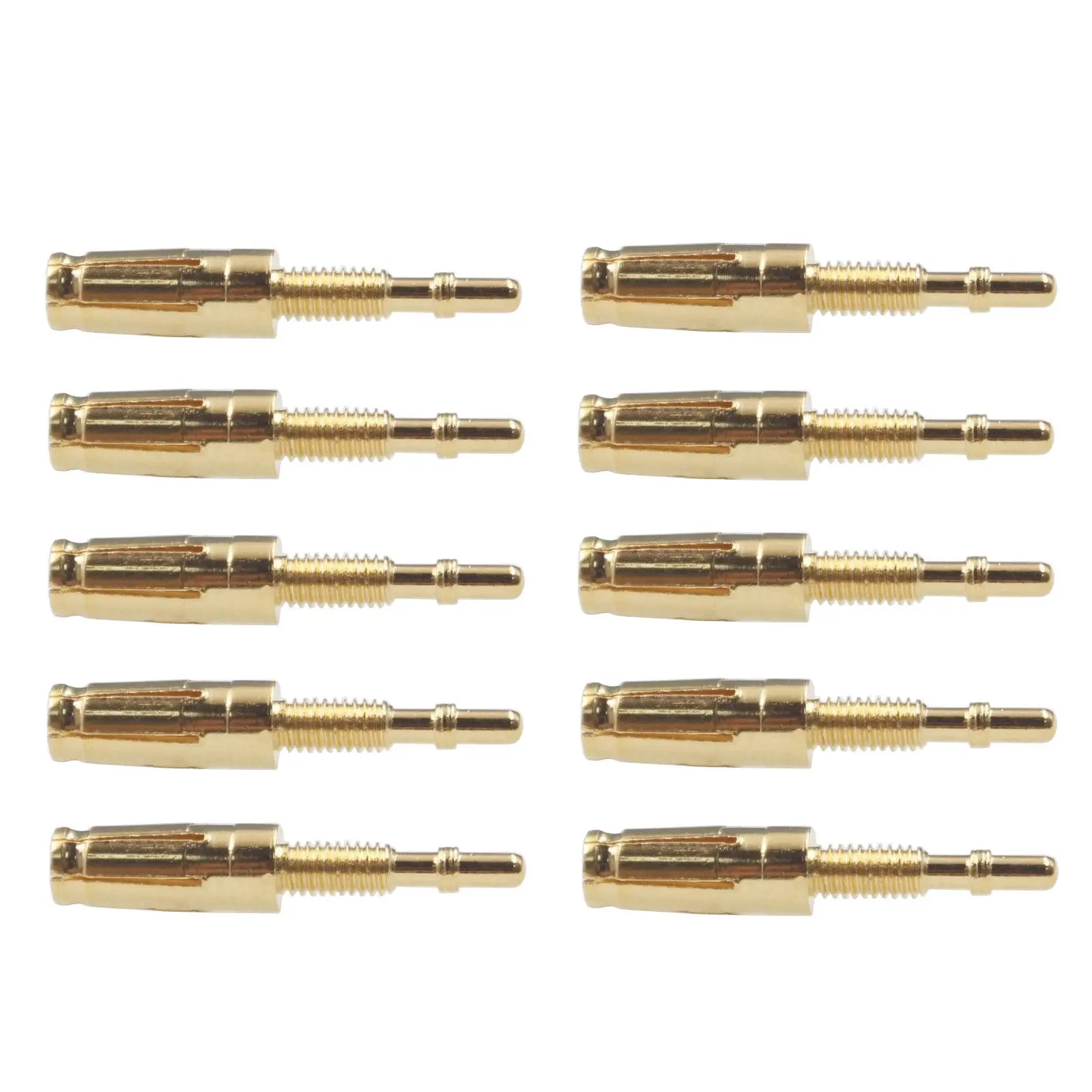 Штырьковый разъем трубки с золотым покрытием латунные опорные ножки клапана для