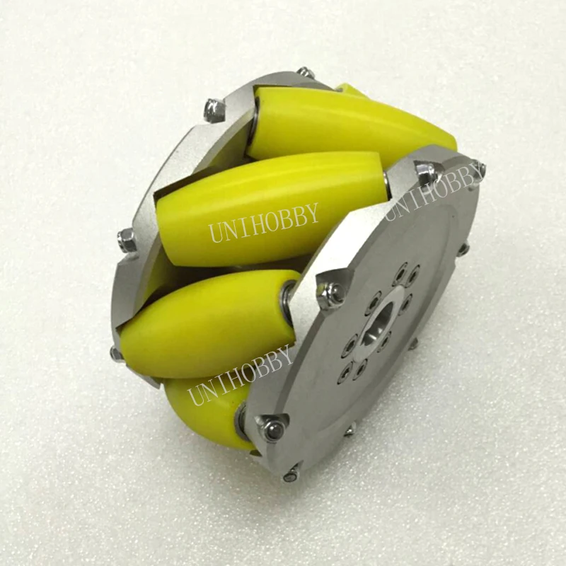 UniHobby Mecanum колеса 8 дюймов (203 мм) UH203A тяжёлые промышленные с PU ролик Максимальная