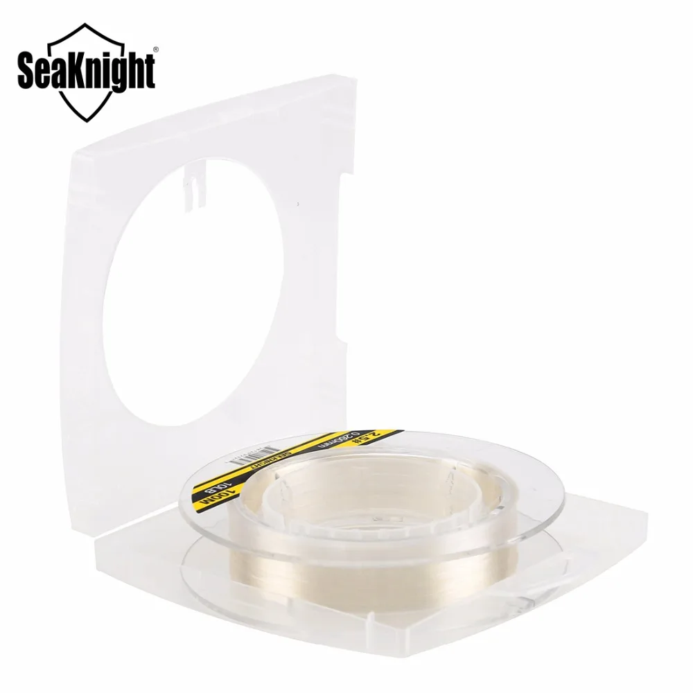 SeaKnight Высокое качество восемь размеров углеродное волокно Lear Fly Line 3LB-32LB прозрачная линия для раковины Фторуглеродные рыболовные линии 100 м