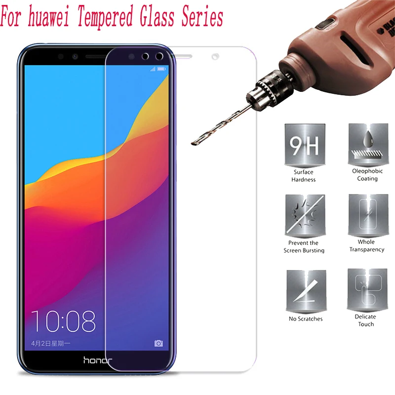 2 шт. защитная пленка для экрана телефона Huawei Honor 10 Play P20 Pro lite Y3 Y5 Y6 Y7 Y9 Prime 2018
