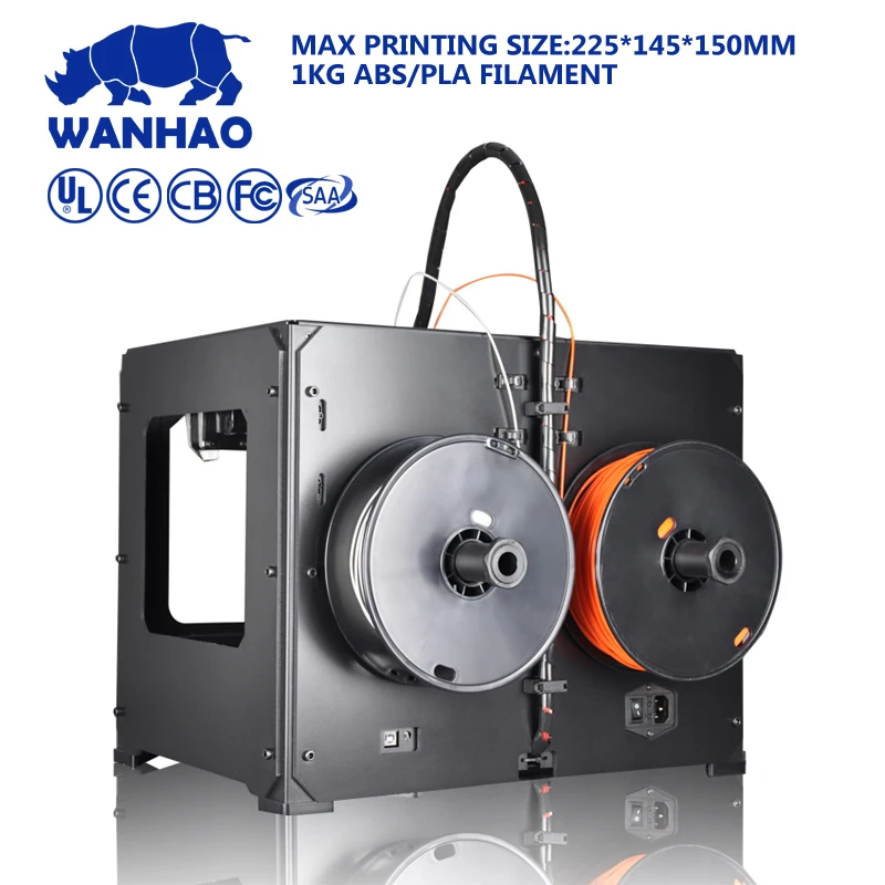 Дубликатор Wanhao D4S для 3D-принтера 4S двойной/двойной экструдер низкая цена и