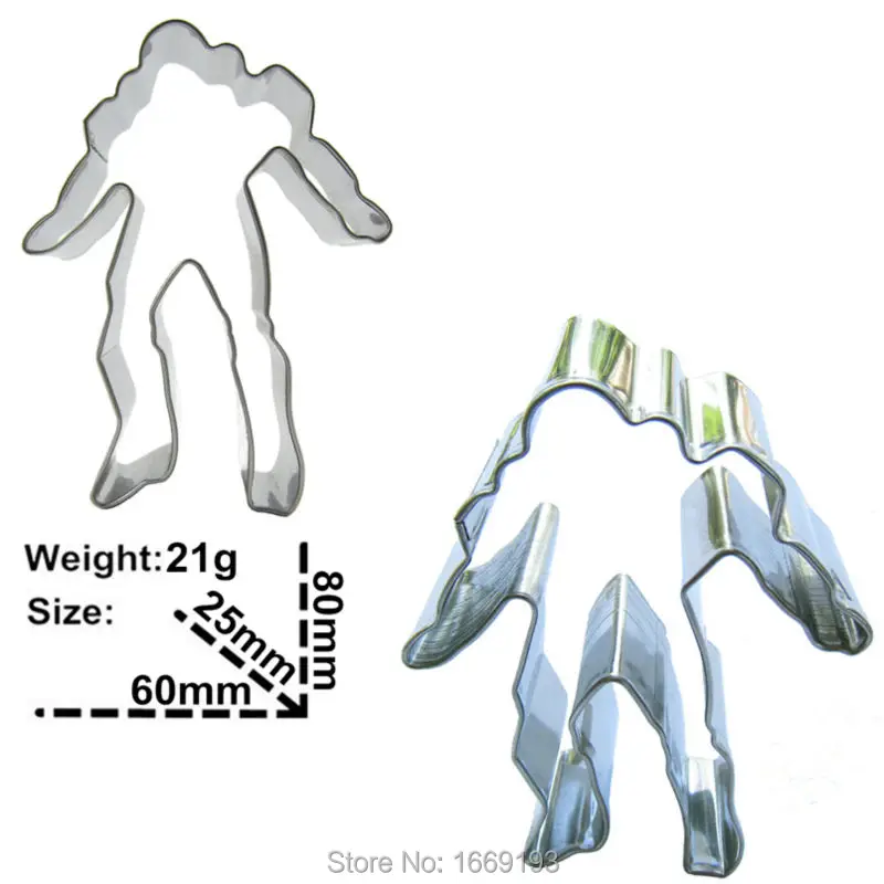 Стальные инструменты для украшения торта в форме робота формочки выпечки