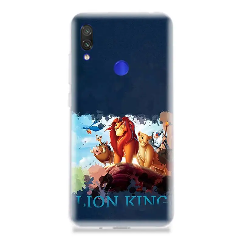 Чехол для телефона Simba The King Lion Xiao mi Red S2 Y3 Y2 K20 Pro Note 7 S 6 5 4 4X Pocophone F1 9 8 A2 Lite Coque |