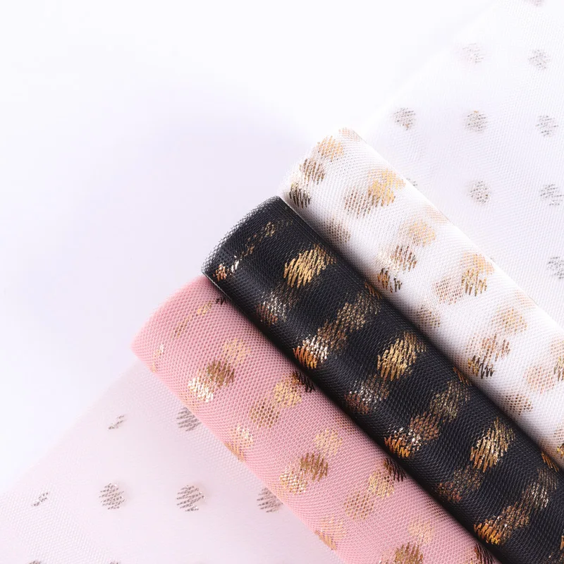 Свежая оберточная сетка для цветов рулон бумаги горячее тиснение Точка Пряжа
