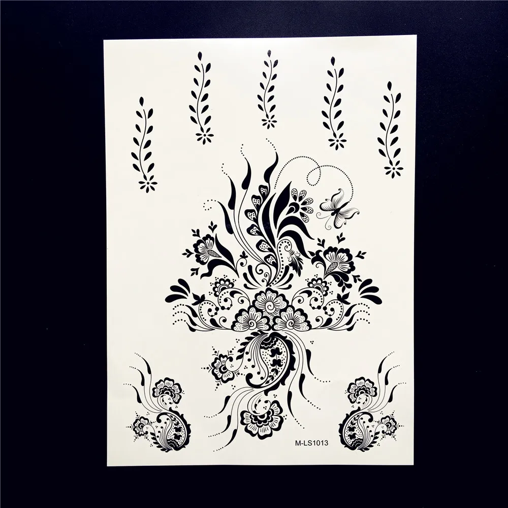 1 шт. модная Временная тату наклейка женская свадебная драгоценность водостойкая