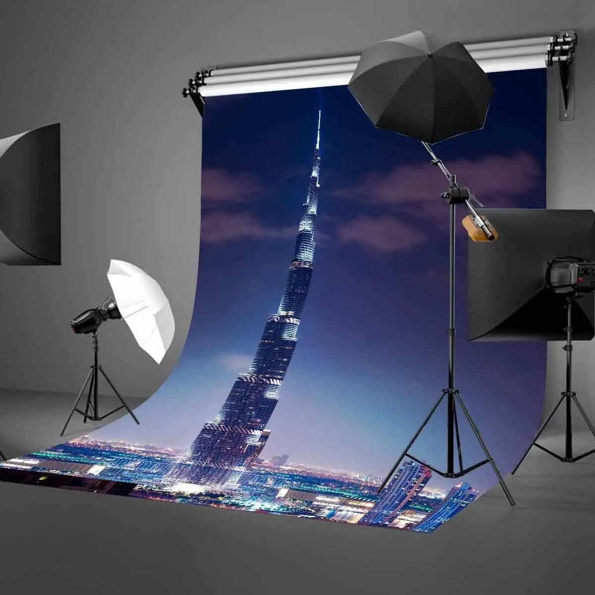 5x7ft Дубаи башня фон Дубай знаменитое здание фотография и Студия