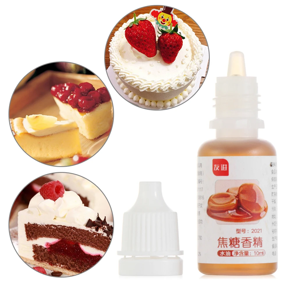 

10ML Handmade Food Grade Aroma Food Fragrance Drinks Jelly Candy Edible Essence Used For Baking /Biscuits/Dairy Pastry Tools