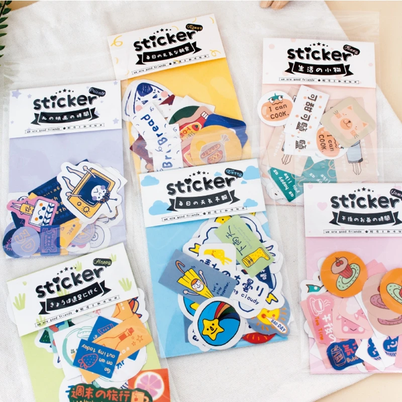 30 шт./лот креативные милые декоративные Стикеры для скрапбукинга серии дневник