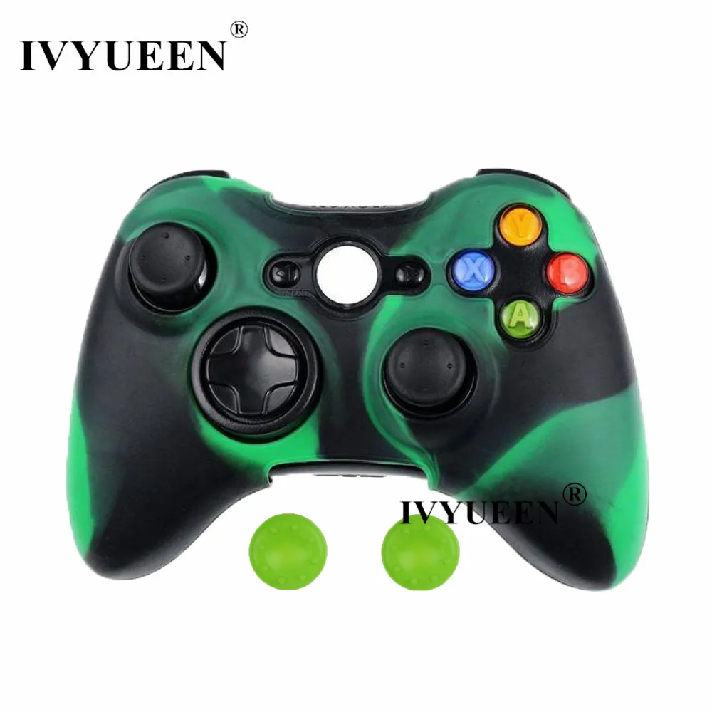 Защитный чехол IVYUEEN Camo для microsoft Xbox 360 проводной/беспроводной контроллер силиконовый чехол для X Box 360