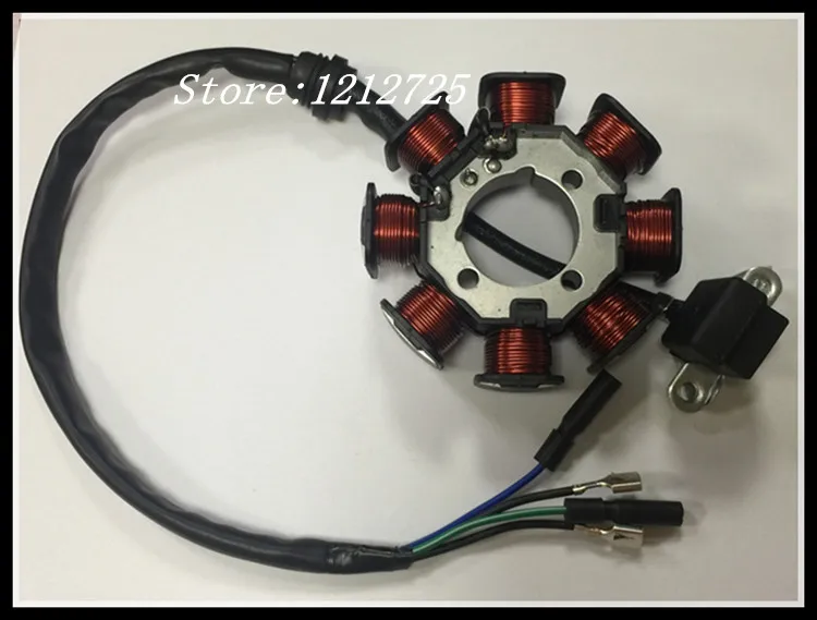 Motorcycle stator coil HJ125 HJ150 HJ150-2C/6C//9A/9C 8 level Magneto | Автомобили и мотоциклы