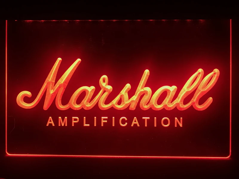 K168 Marshall гитары бас усилитель светодиодный неоновый светильник знак