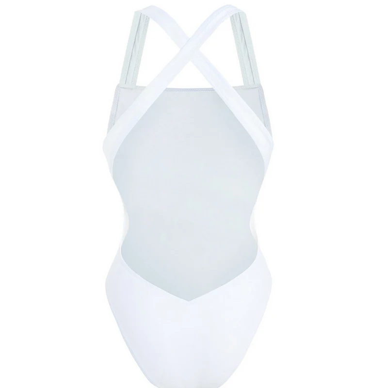 Сексуальный трикини, купальные костюмы, новинка, трикини для женщин,, одежда для плавания, накрест, черный, белый, боди с высокой посадкой, цельный купальник