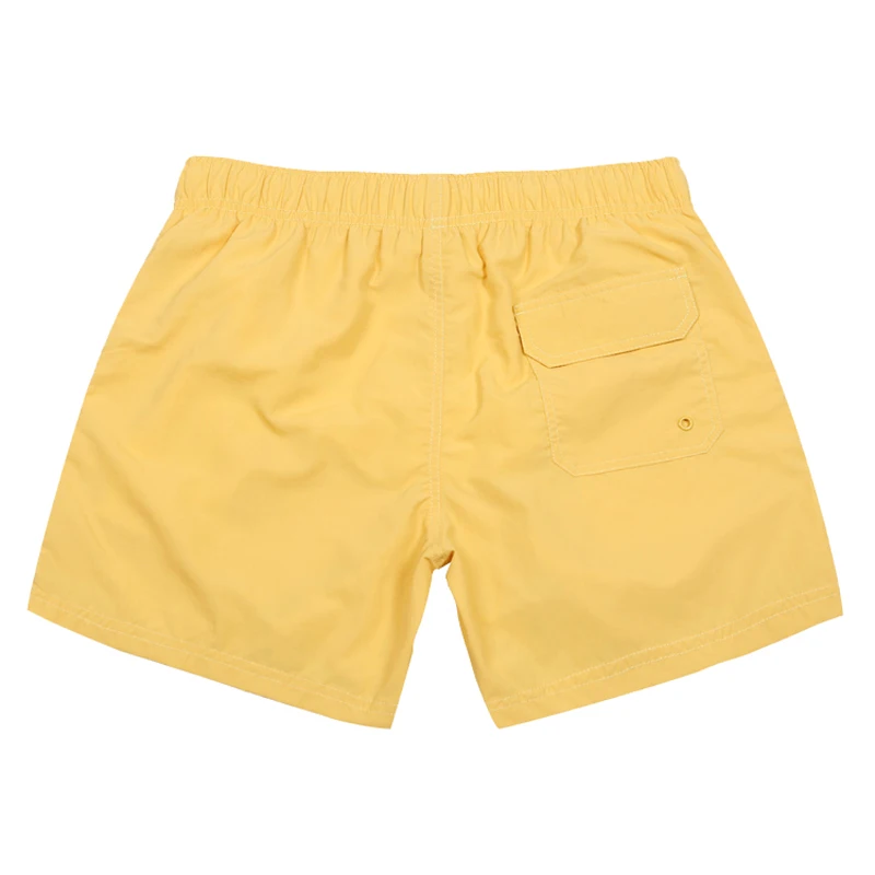Однотонные Цвет серый желтый Сезон лето пляжные шорты купальники мужские для