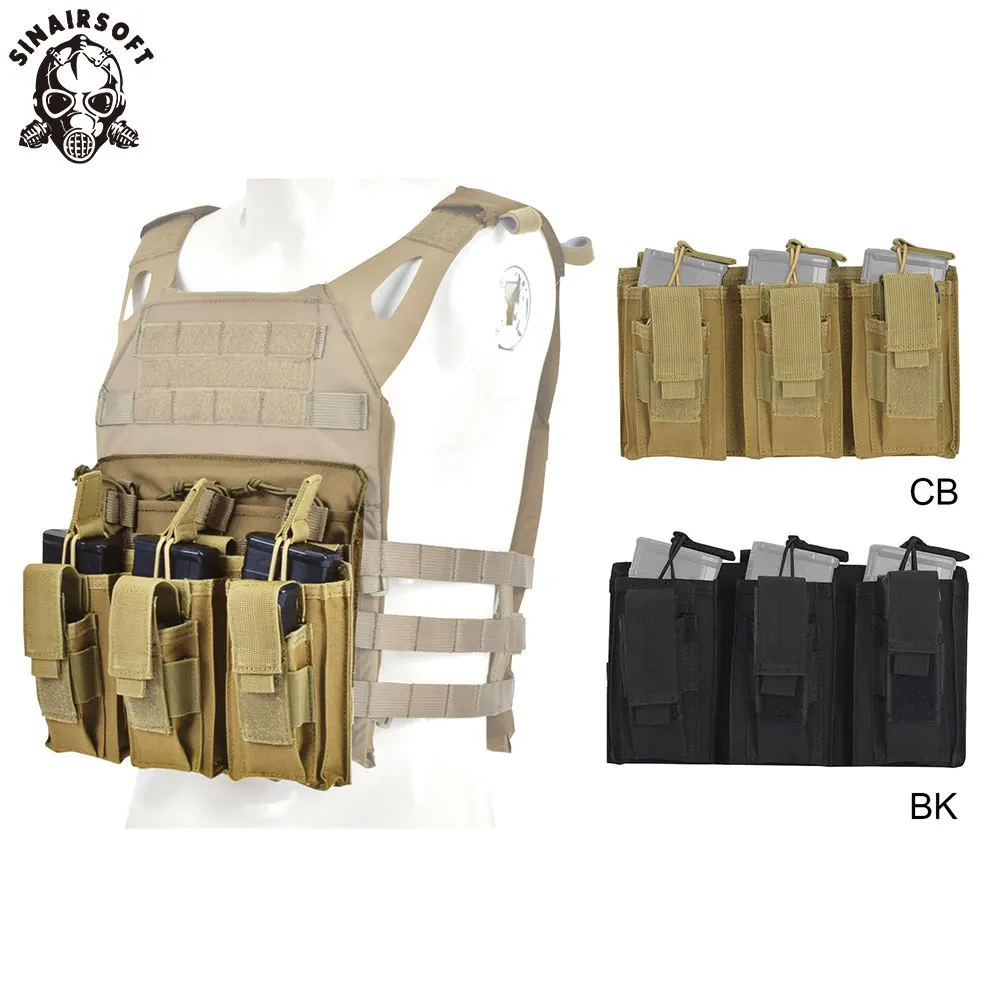 SINAIRSOFT тактическая Сумка MOLLE 223/5 56 мм с открытым верхом для пейнтбола страйкбола