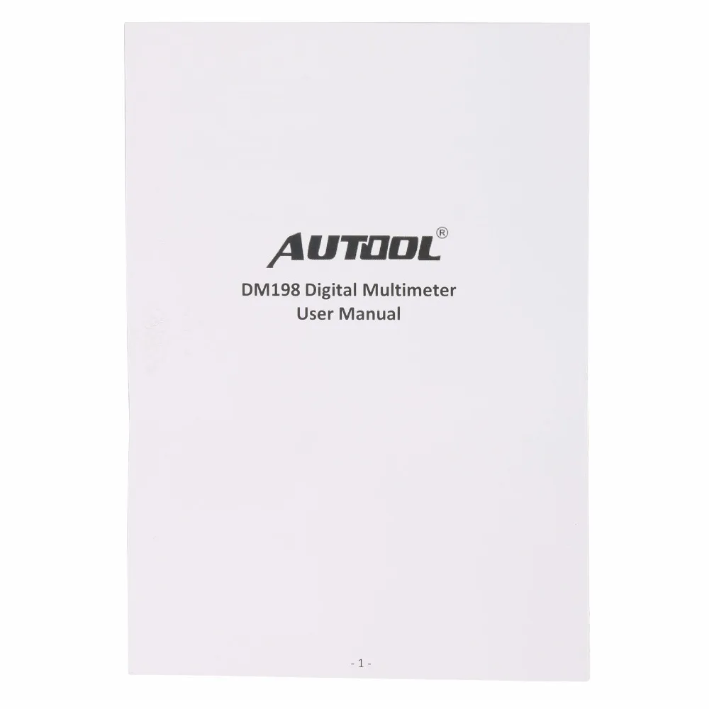 AUTOOL DM198 Электронный Универсальный измеритель электрический цифровой мультиметр задний светильник AC/DC Вольтметр Ом портативный измерительный прибор