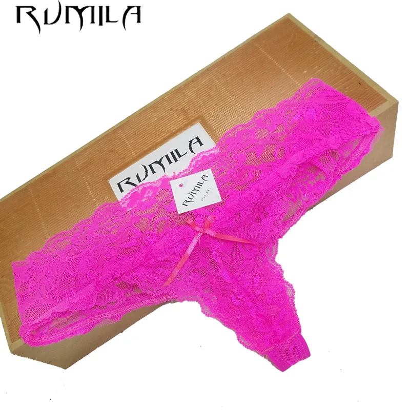 XXXXL, XXXL, большой размер, 7 цветов, одноцветные, кружевные, с цветами, сексуальные, женские стринги, стринги, нижнее белье, трусики, женские, Т-образное нижнее белье, ah20 - Цвет: ah20 rose red
