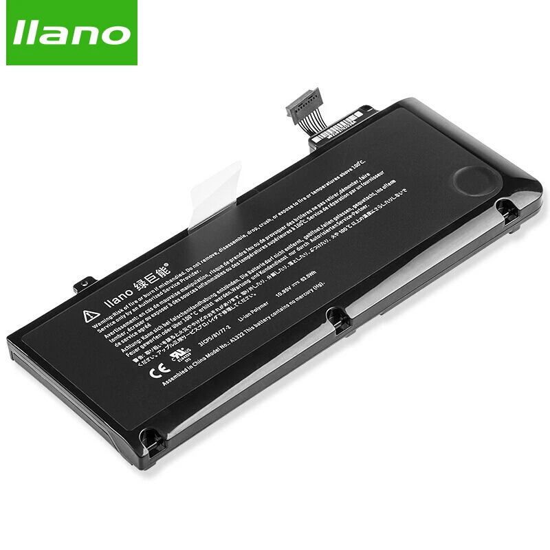 LLANO A1322 Аккумулятор для ноутбука APPLE Macbook Pro A1278 MC700 MB990 MB991 MC374 MacBook 13 3 дюйма 5700 мАч