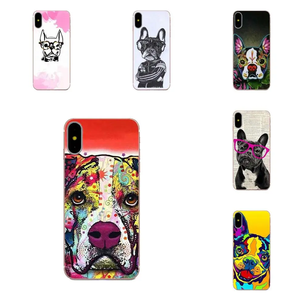 Для Huawei Mate 7 8 9 10 20 P8 P9 P10 P20 P30 Lite Plus Pro 2017 TPU чехол собака Американский бульдог|Чехлы-накладки| |