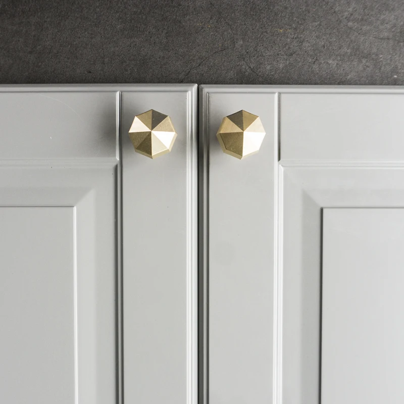 Ins светильник роскошные золотые Современные Простые дверные ящики для шкафа