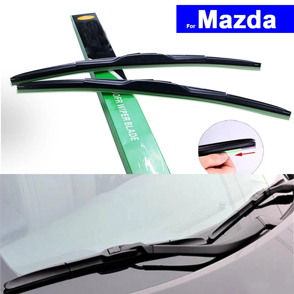 Автомобильные передние щетки стеклоочистителя для Mazda 2 3 ATENZA Axela|car windshield wiper