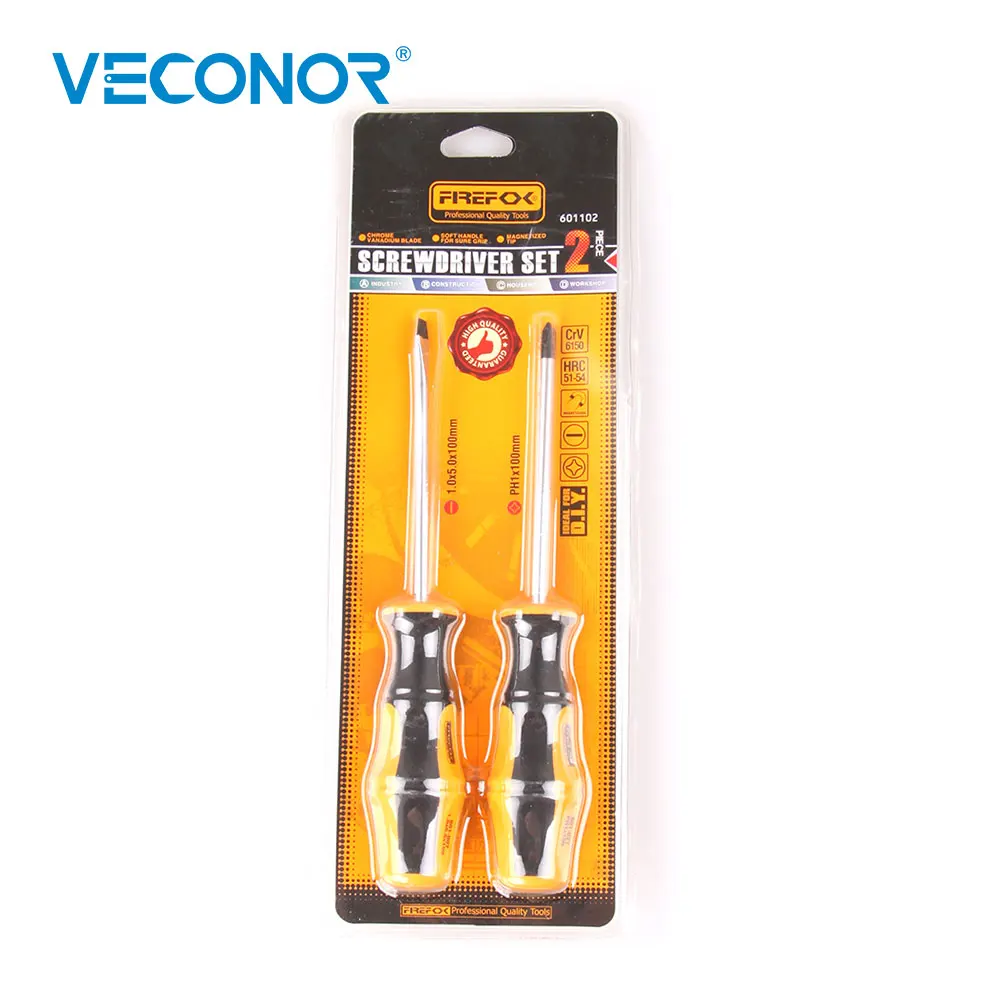 

Комплект из 2 элементов Набор отверток Магнитный прорези Филлипс бытовой техники ремонт руки набор инструментов