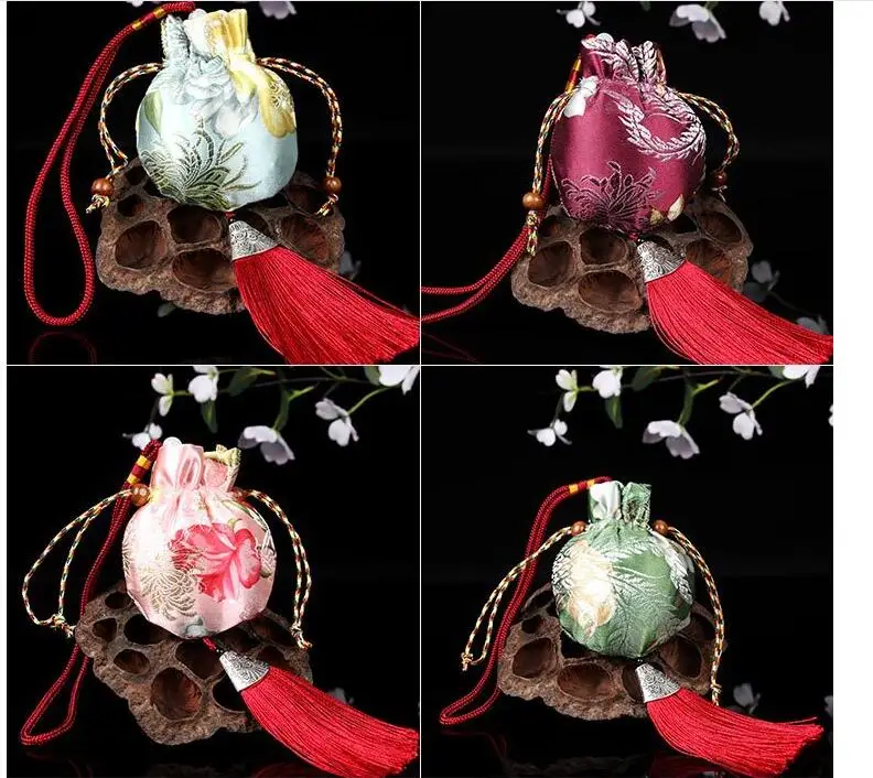 10pcs dragon boat Dragon Boat Festival lavender sachet satin perfume bag car hang creative little gift home decor |