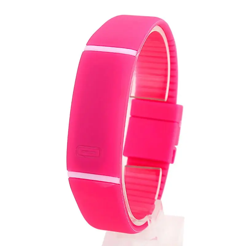 Уличные походные часы для мужчин и женщин силиконовые LED спортивные цифровые