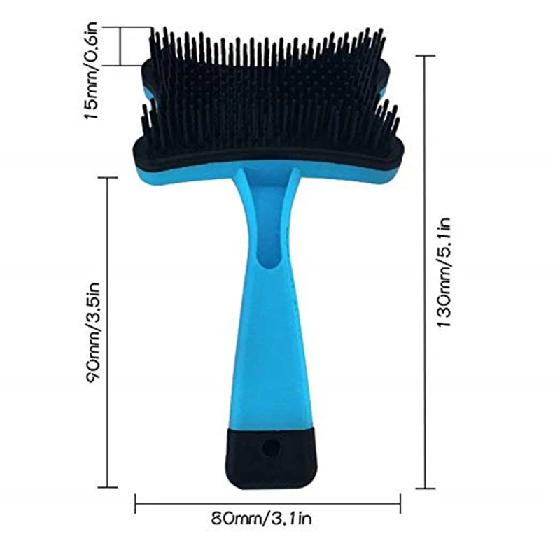 ПЭТ пластик гребень собака кошка для ухода и чистки перчатки Deshedding левой правой