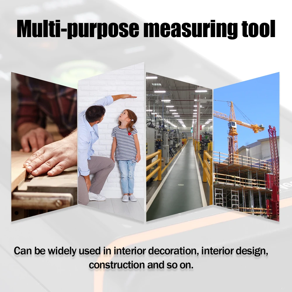 Измерительная лента с ЖК-дисплеем 40 м лазерная линейка дальномер цифровой