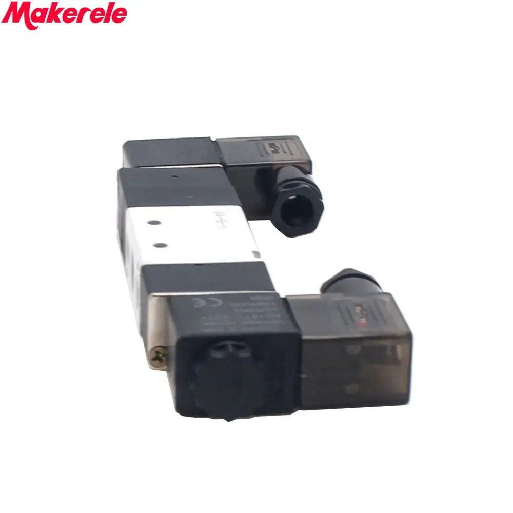 Air Solenoid Valves 1/4&quot 3 Position 5 Port AirTAC 4V230C 08 Pneumatic Control Valve 12V 24V 220V Makerele|Пневматические